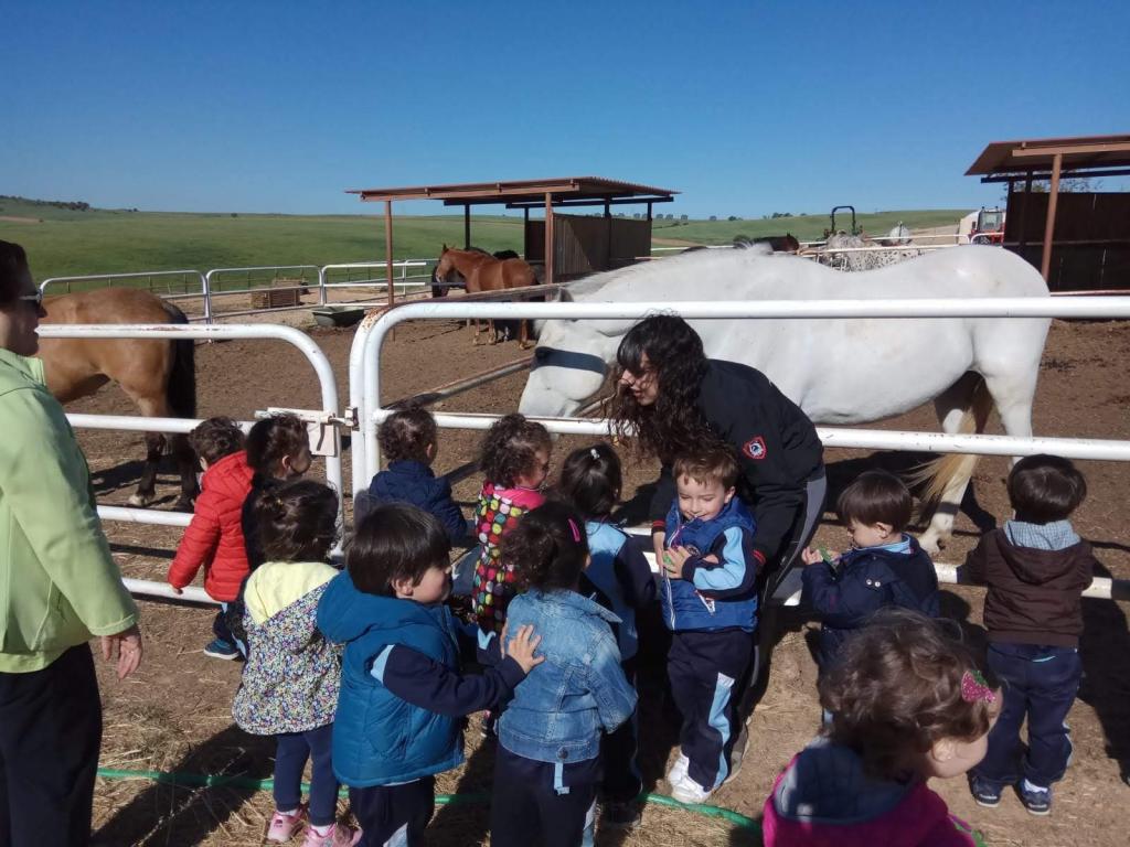 Ninos pequenos con ponis en Equus Duri